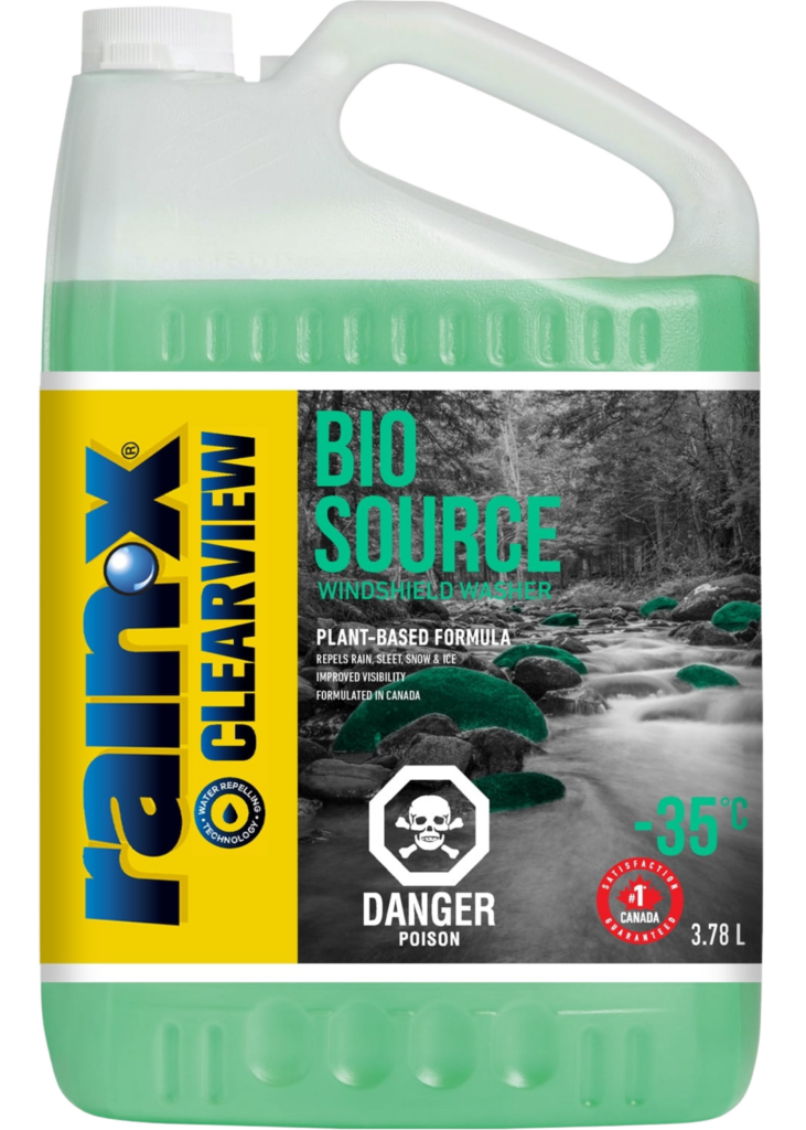 Bio Source - Windshield Washer Fluid - Rain-X Clearview
